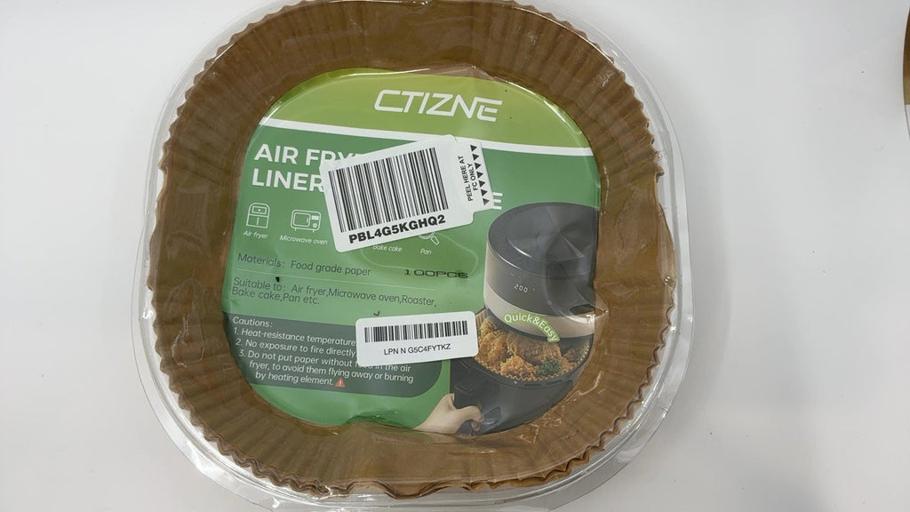 Disposable Air Fryer Liners, 8In, 100Pcs, Unbleached Parchment