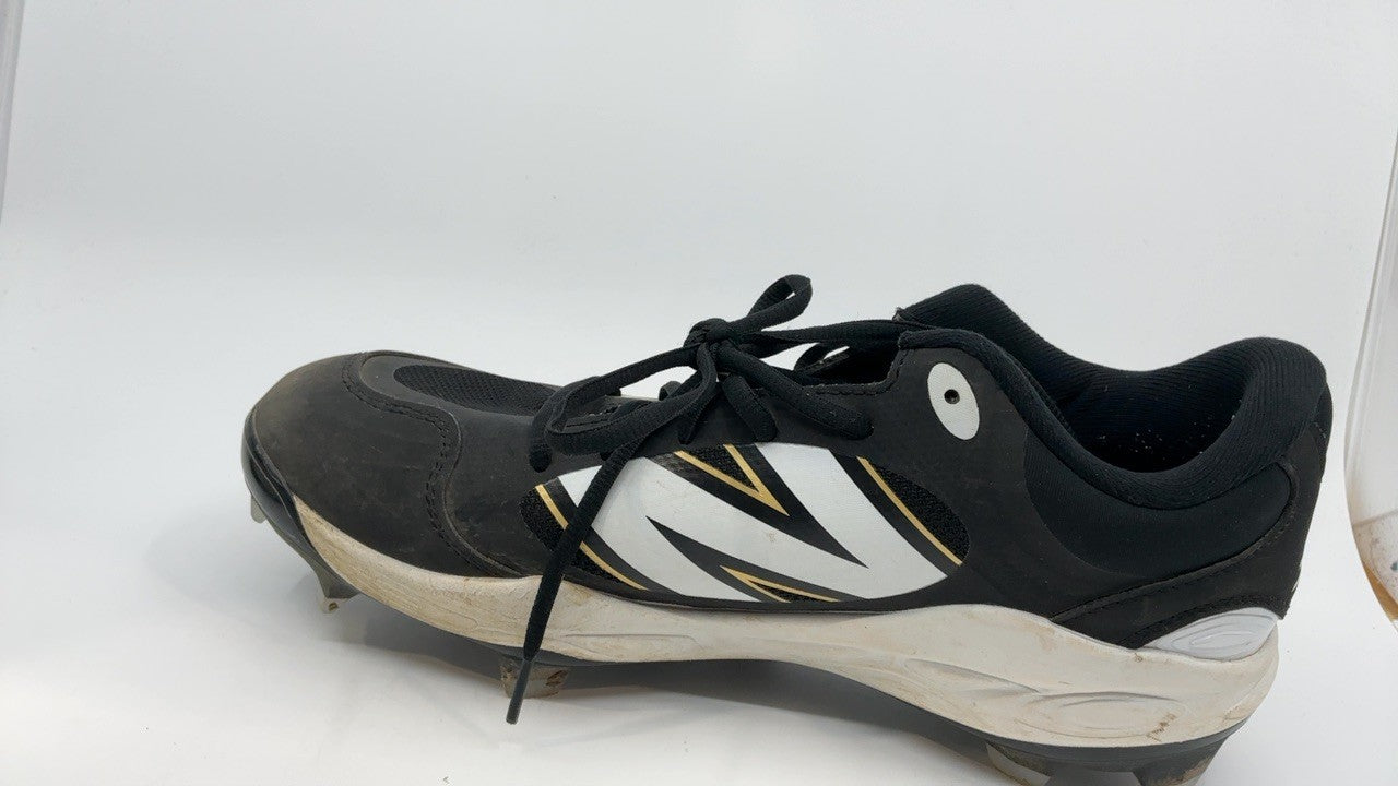 New Balance Men's Fresh Foam 3000 V7 Molded Baseball Shoe, Black/White, 10