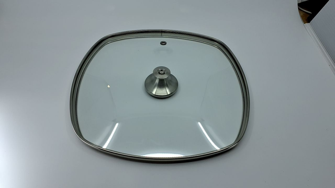 10-Inch Square Skillet Glass Lid, Fits Victoria 9.7-Inch Diameter
