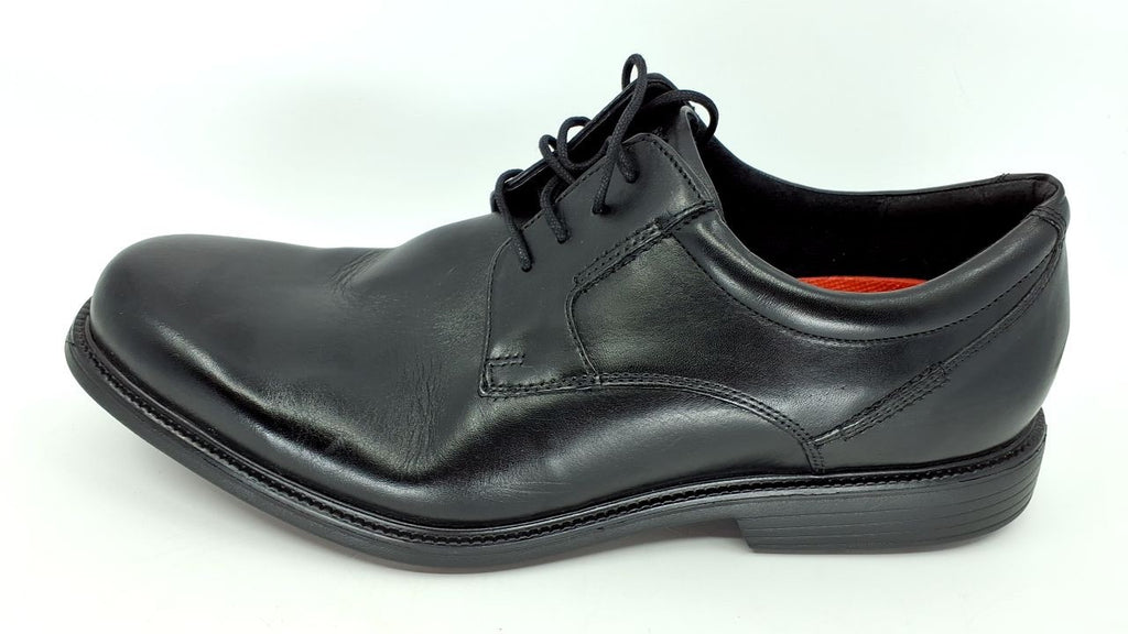 Rockport Mens Charlesroad Plaintoe Oxfords-shoes, Black, 13 Wide US