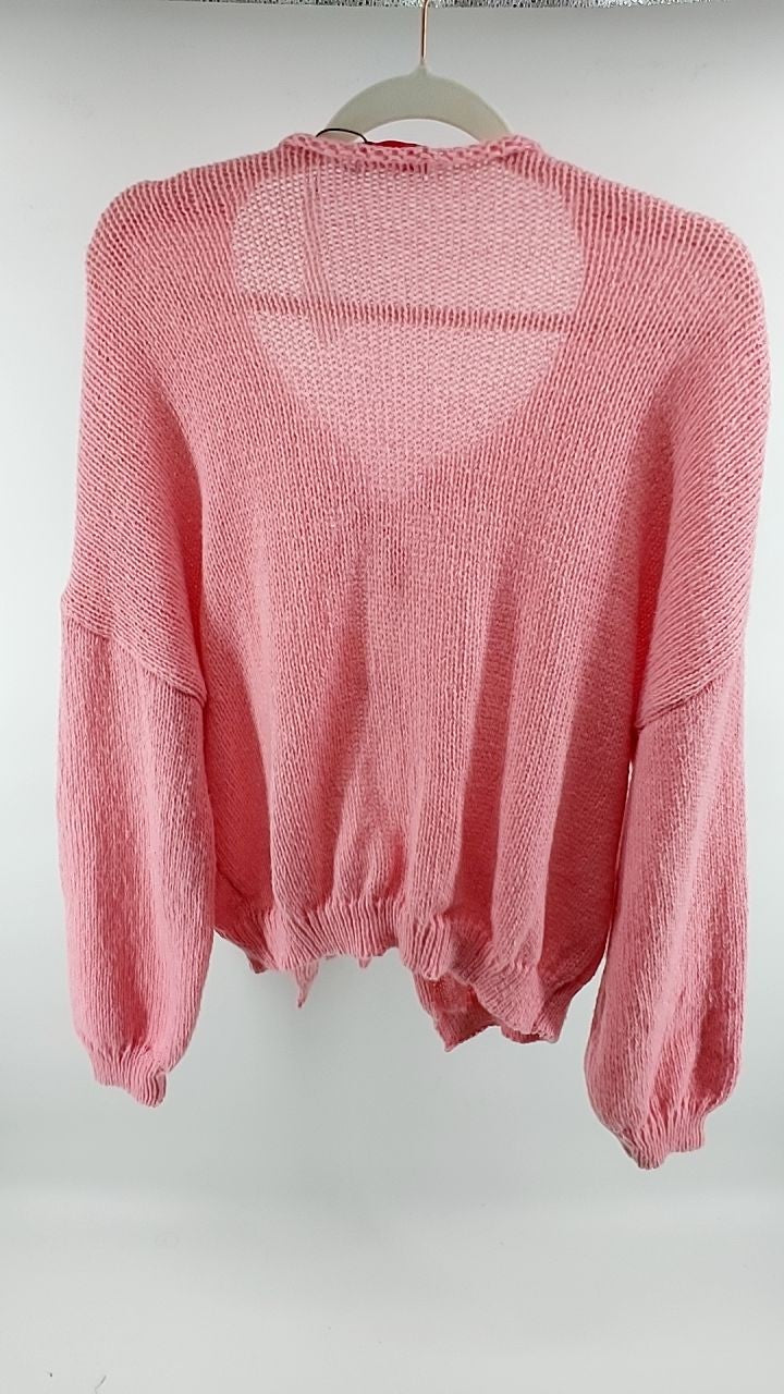 Tie-Front Long Sleeve Cardigan