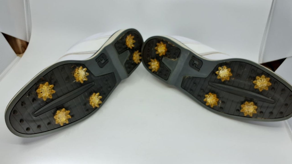 FootJoy Mens Fj Originals Golf Shoe, White/White, 12 US