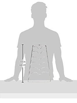 Hanging Pot Lid Rack - 10.63x4.00x16.63in - Metal Wire - Kitchen Organizer