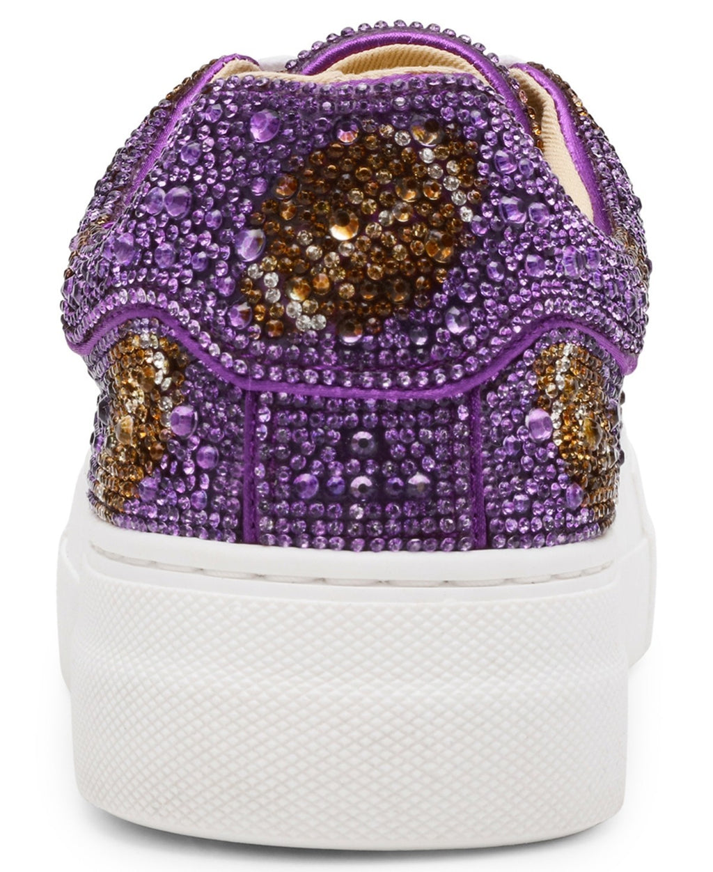 Betsey Johnson Women's Sidny Sneaker, Purple Football, 9.5