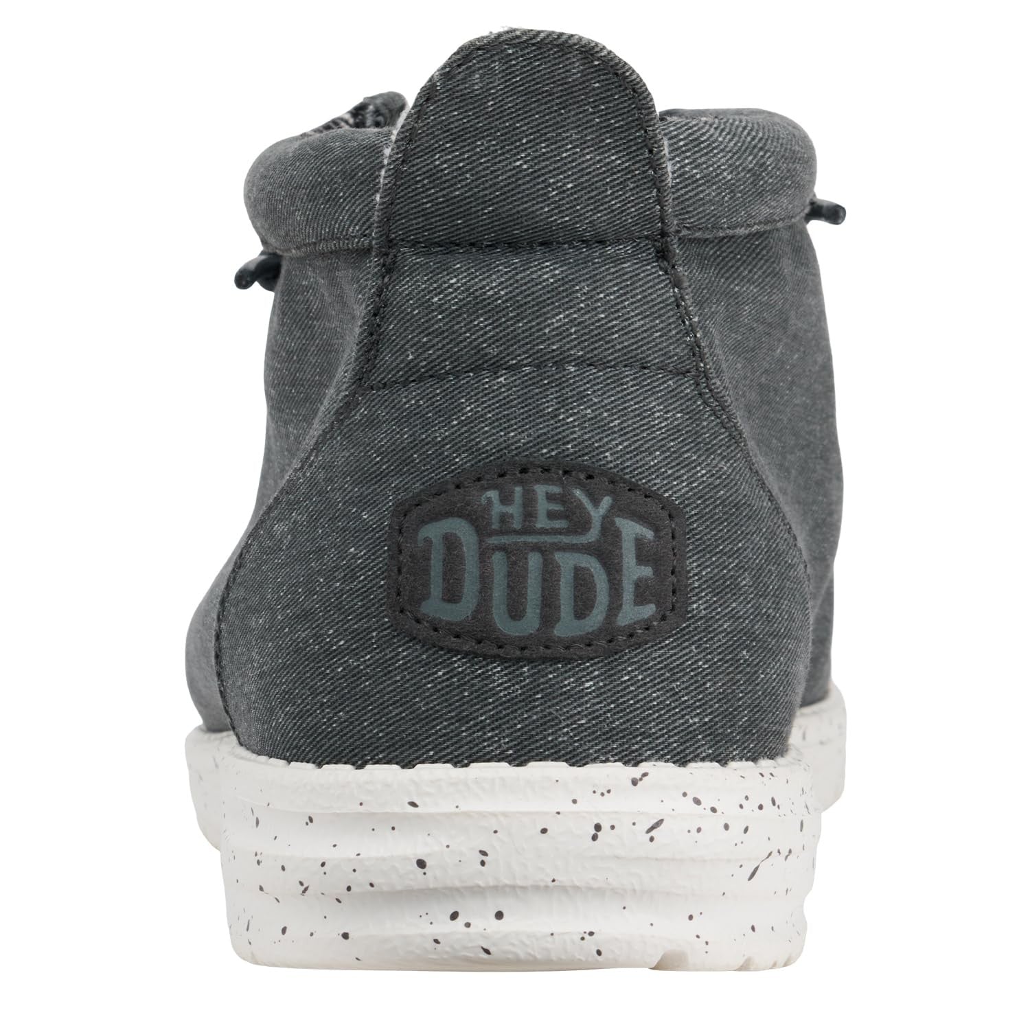 Hey Dude Men's Wally Mid Grey Slip-On Shoes Size 12 Lightweight