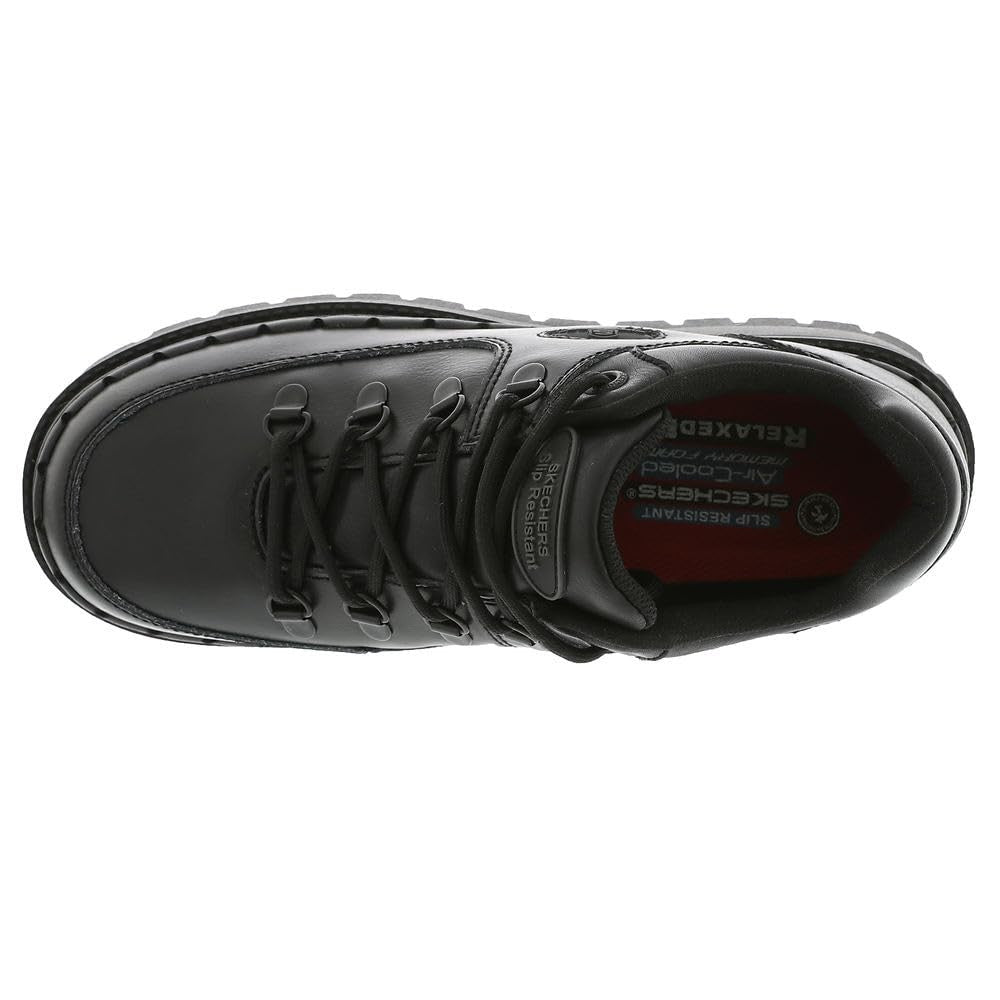 Skechers Women's Lace Up Jammers SR Zesi Industrial Shoe, BLK, 5.5