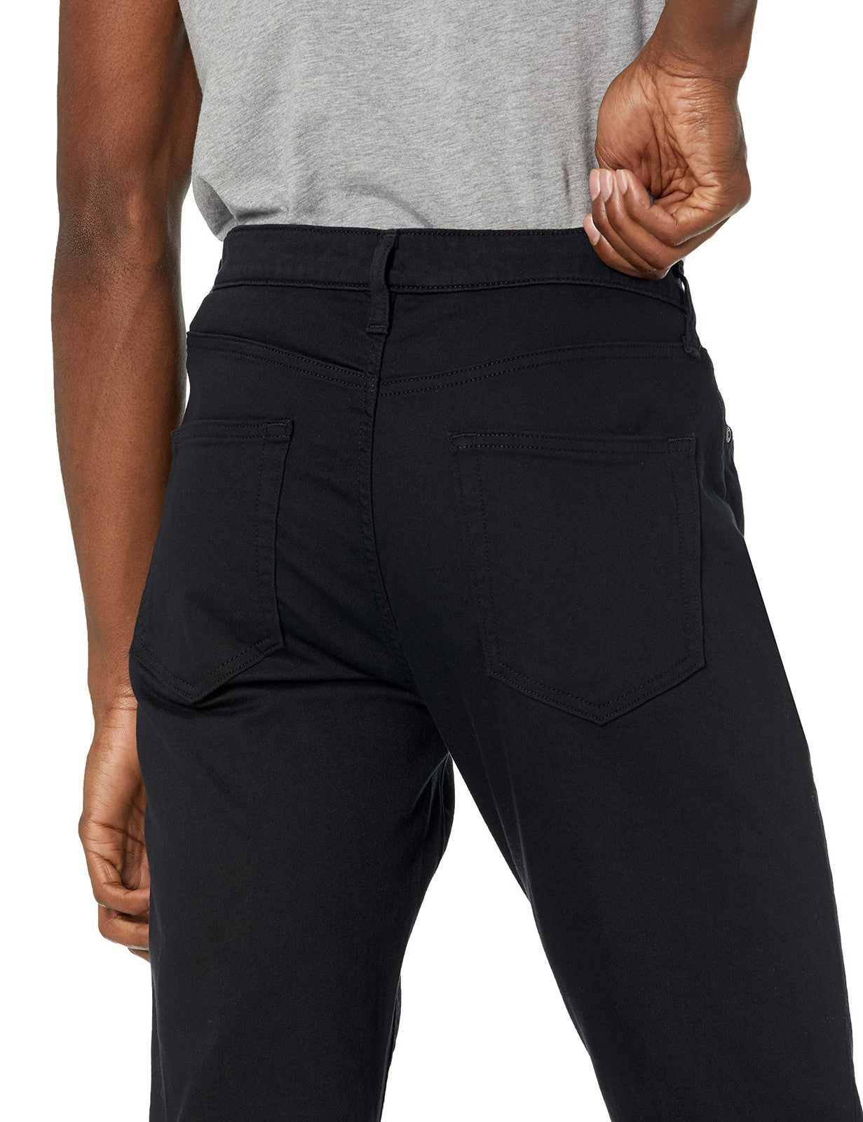 Comfort Stretch Slim-Fit Jeans for Men, Black, 32W x 36L