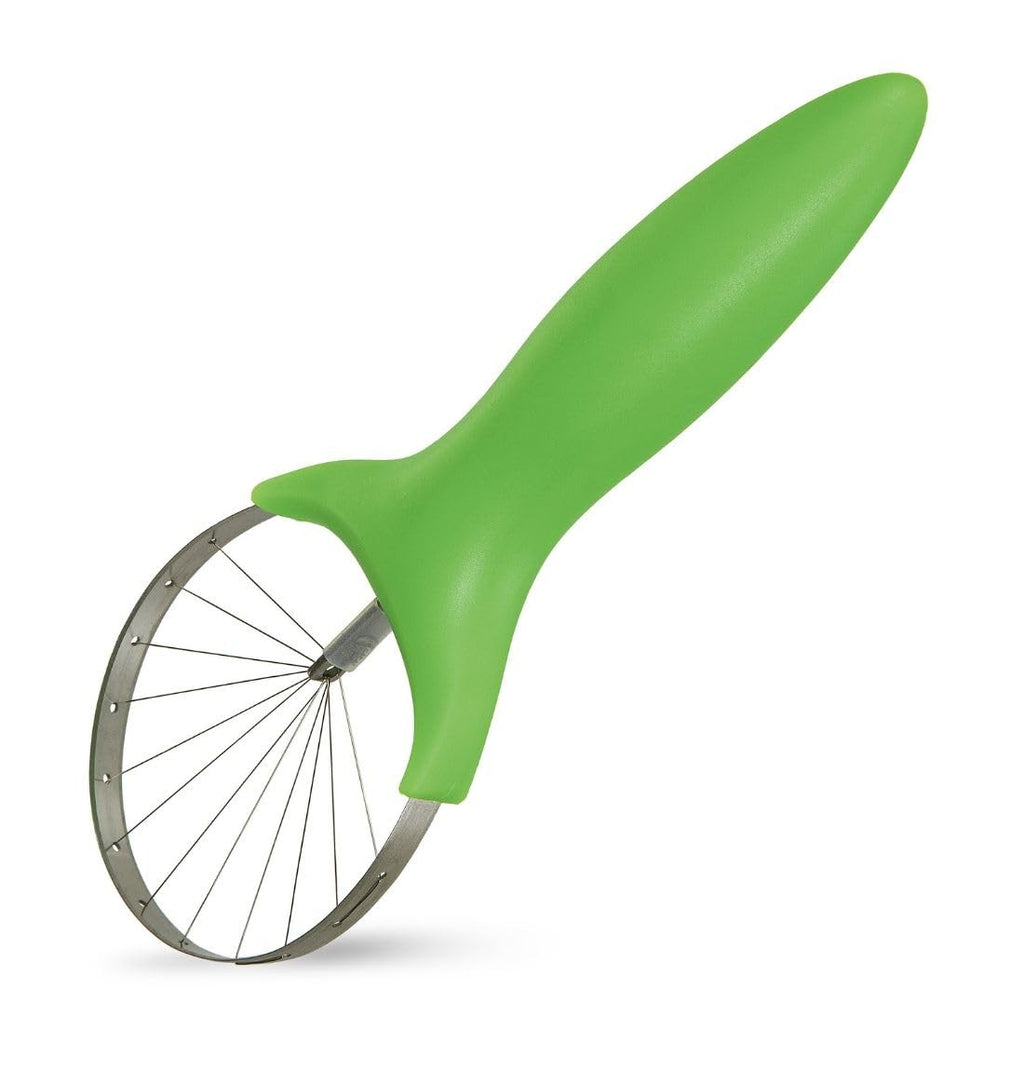 Avocado Slicer w/ Stainless Steel Blades & Ergonomic Handle - Green