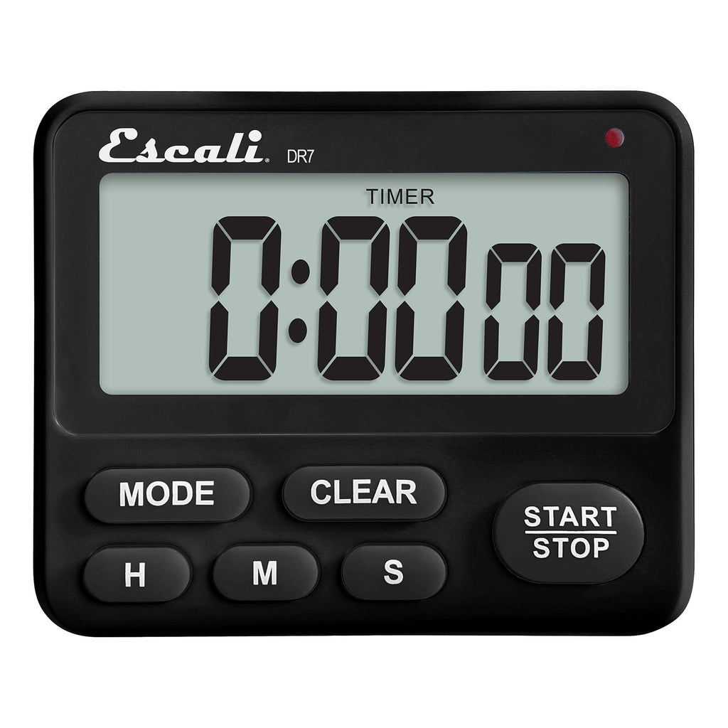 Escali DR7 Extra Loud Digital Timer w/ Clock Mode & Magnetic Back