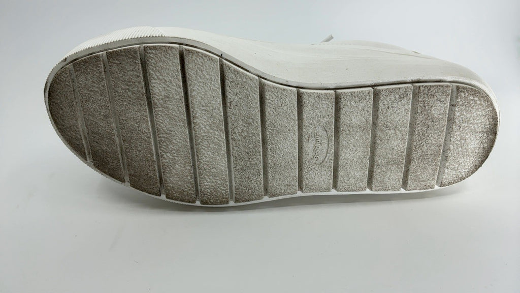 Dr. Scholl's Womens Time Off Platform Sneaker, White Smooth, Size 6.5