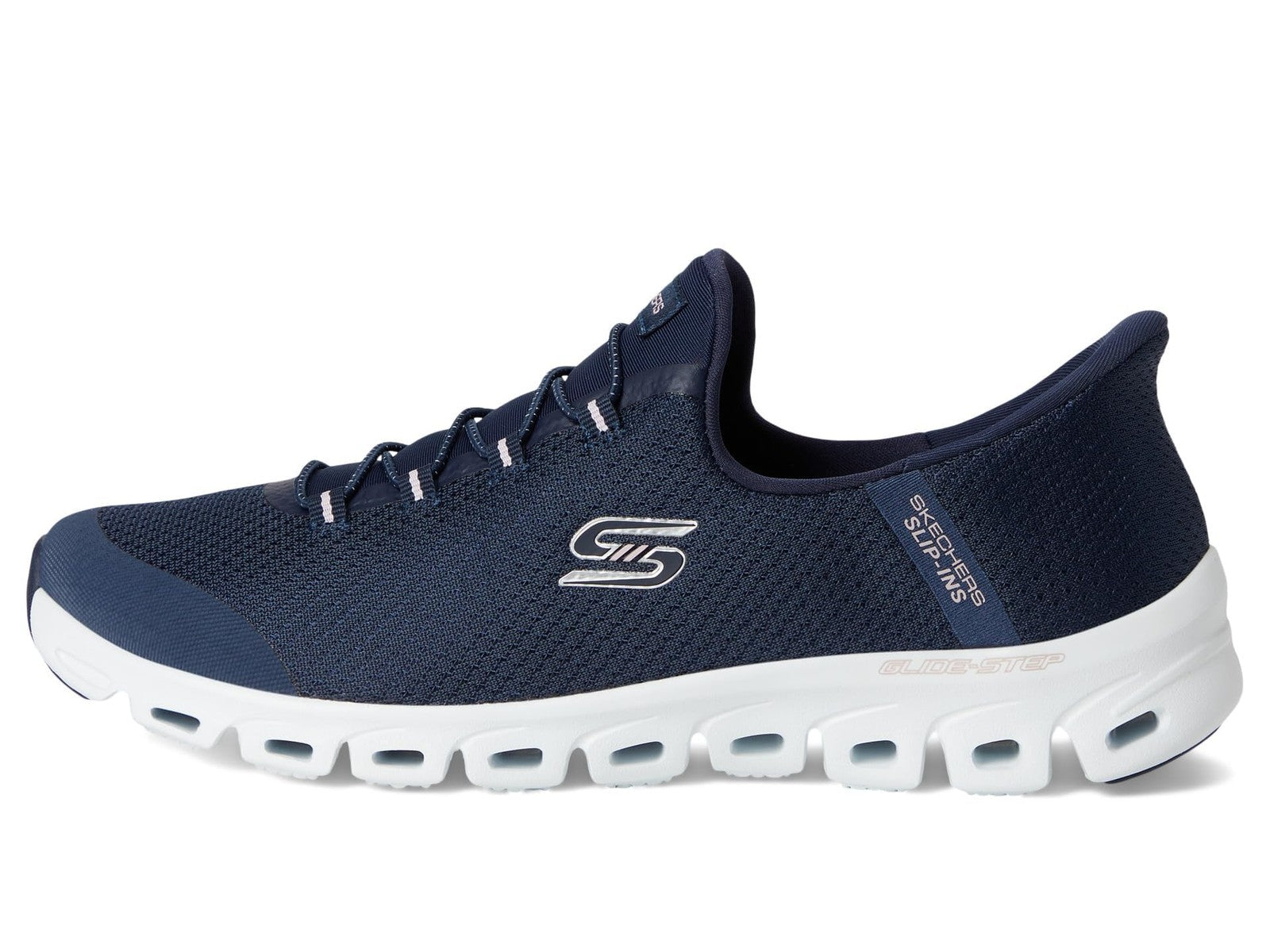 Skechers Sport Women's Glide-Step-Pursuit Hands Free Slip-INS Sneaker, NVY, 10