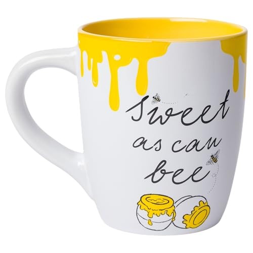 Winnie the Pooh Mug, 25 Oz, Ceramic, Sweet As Can Bee, Hand Wash Only