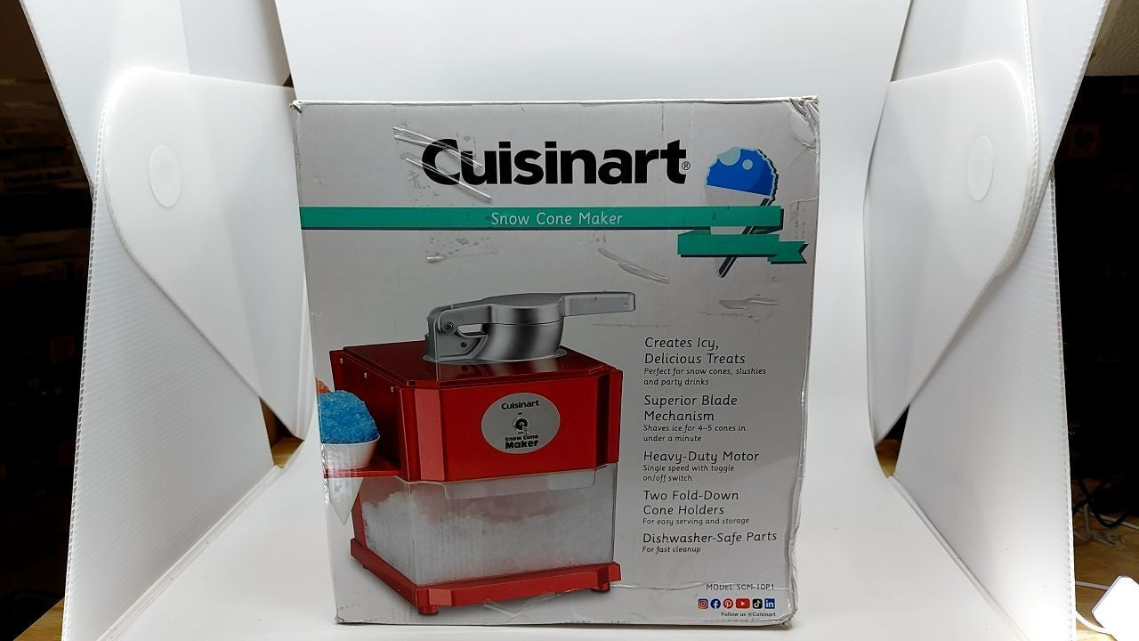 20 Oz. Red Countertop Snow Cone Machine