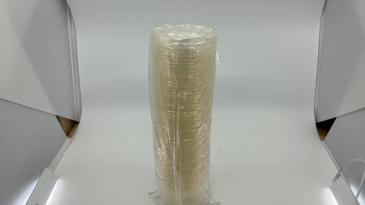 TOSSWARE Arc 12oz Clear Cold Cups - Set of 50 - Plant-Based & Recyclable