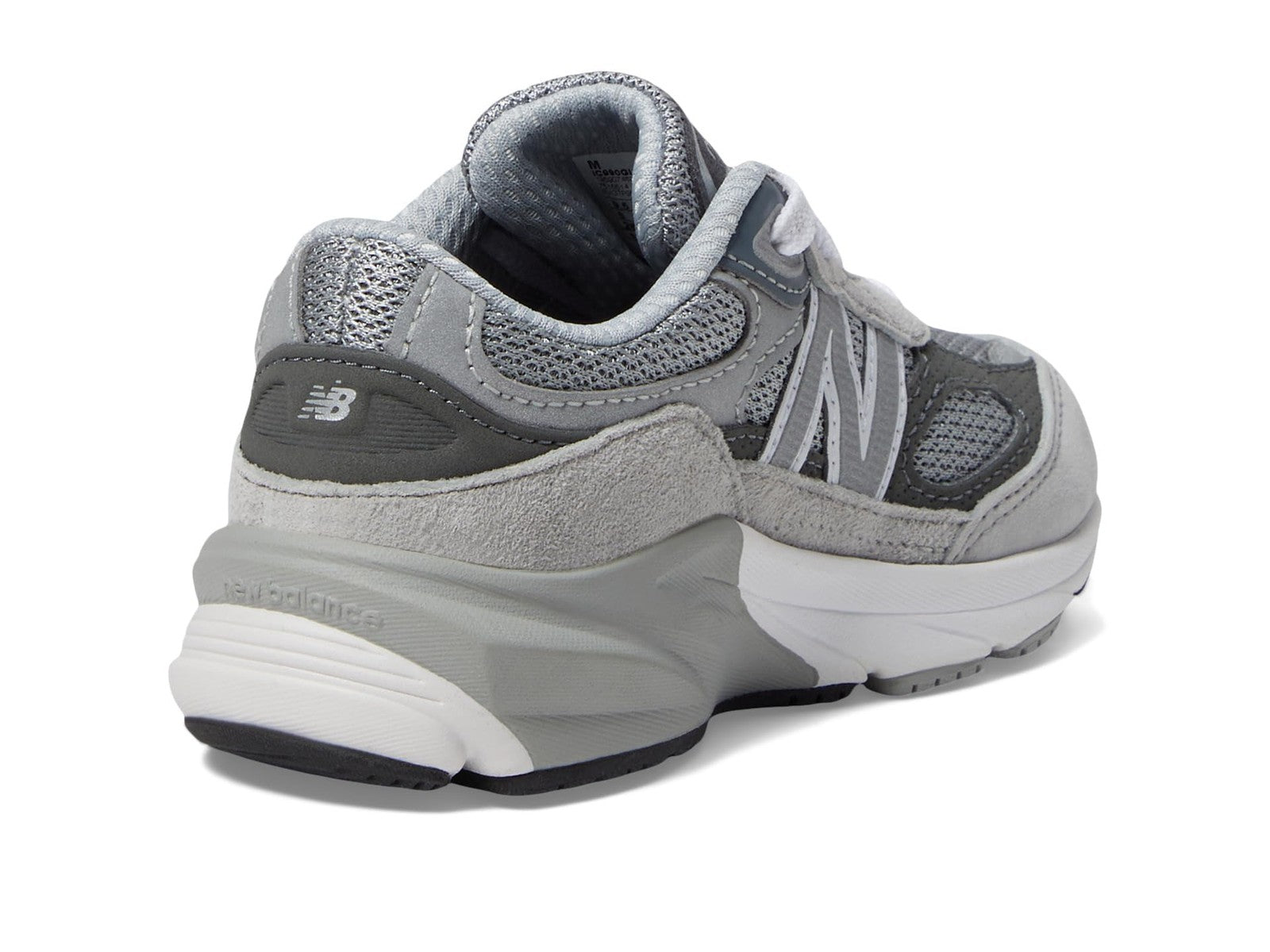 New Balance 990 V6 Toddler Lace-up Sneakers Grey/Silver 6.5XW