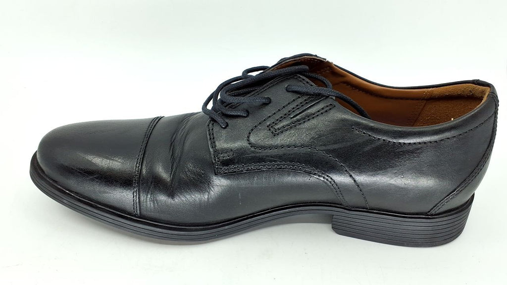 Clarks Men's Whiddon Cap Oxford, Black Leather, 9
