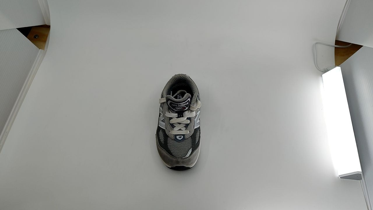 New Balance 990 V6 Toddler Lace-up Sneakers Grey/Silver 6.5XW