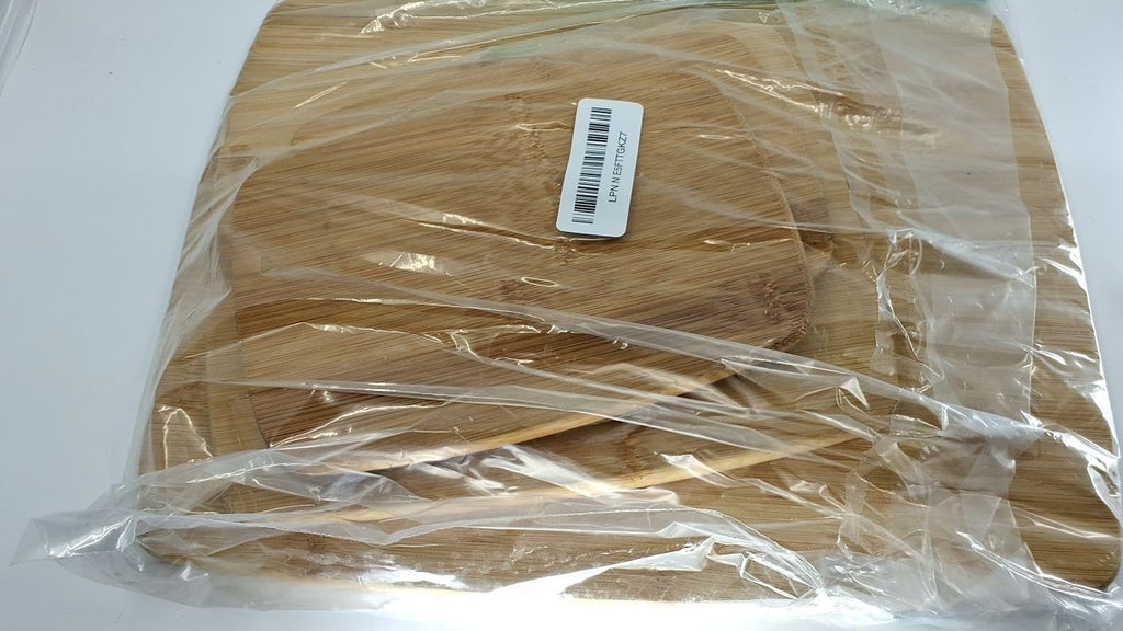 Durable Bamboo Cutting Boards, 4-Piece Reversible Charcuterie Set