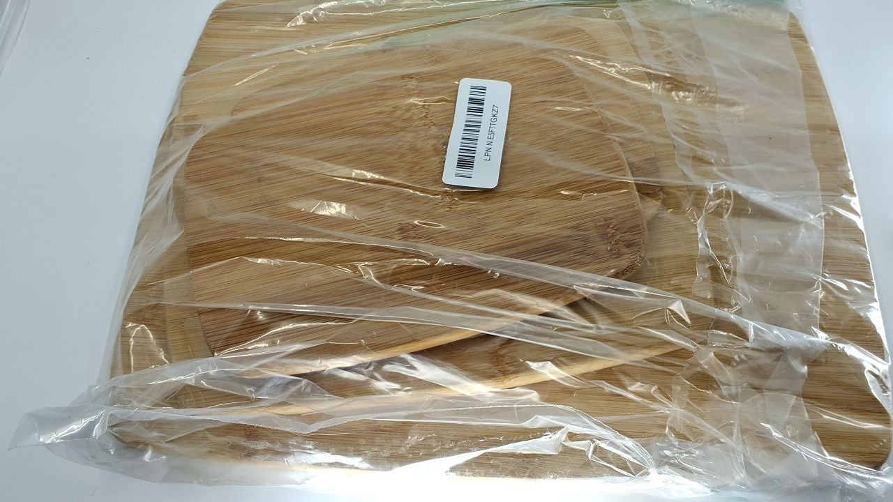 Durable Bamboo Cutting Boards, 4-Piece Reversible Charcuterie Set