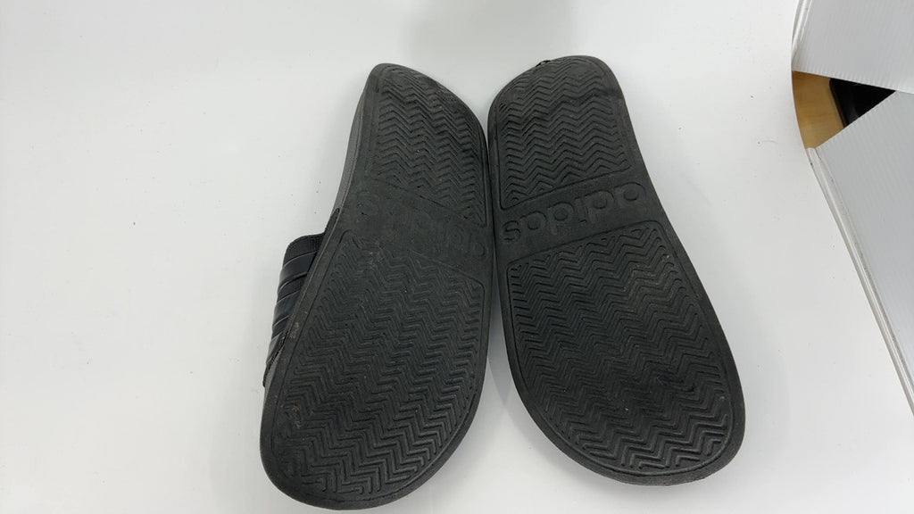 adidas unisex adult Shower Slide Sandal, Core Black/Core Black/Core Black, 8 US