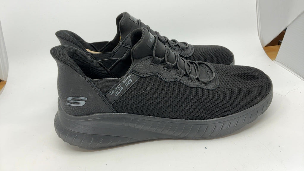 Men's Skechers Hands Free Slip Ins, Black, Size 11.5, Work Shoe