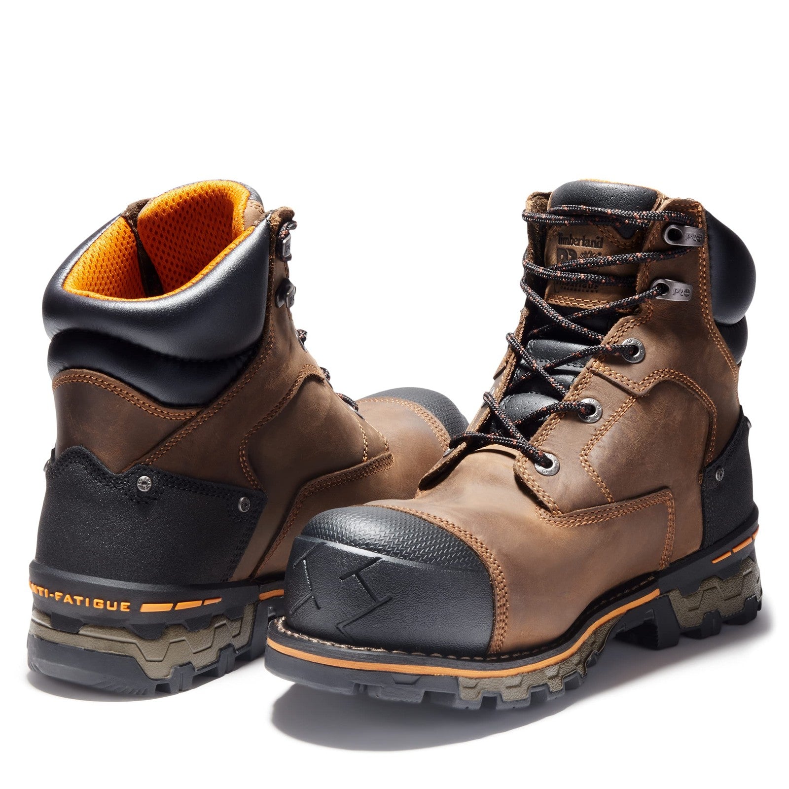 Timberland PRO Men's 6in Waterproof Work Boot, Composite Toe, Brown, 12W
