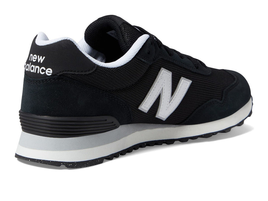 New Balance Men's 515 V3 Sneaker, Black/White/Aluminum Grey, 9 X-Wide