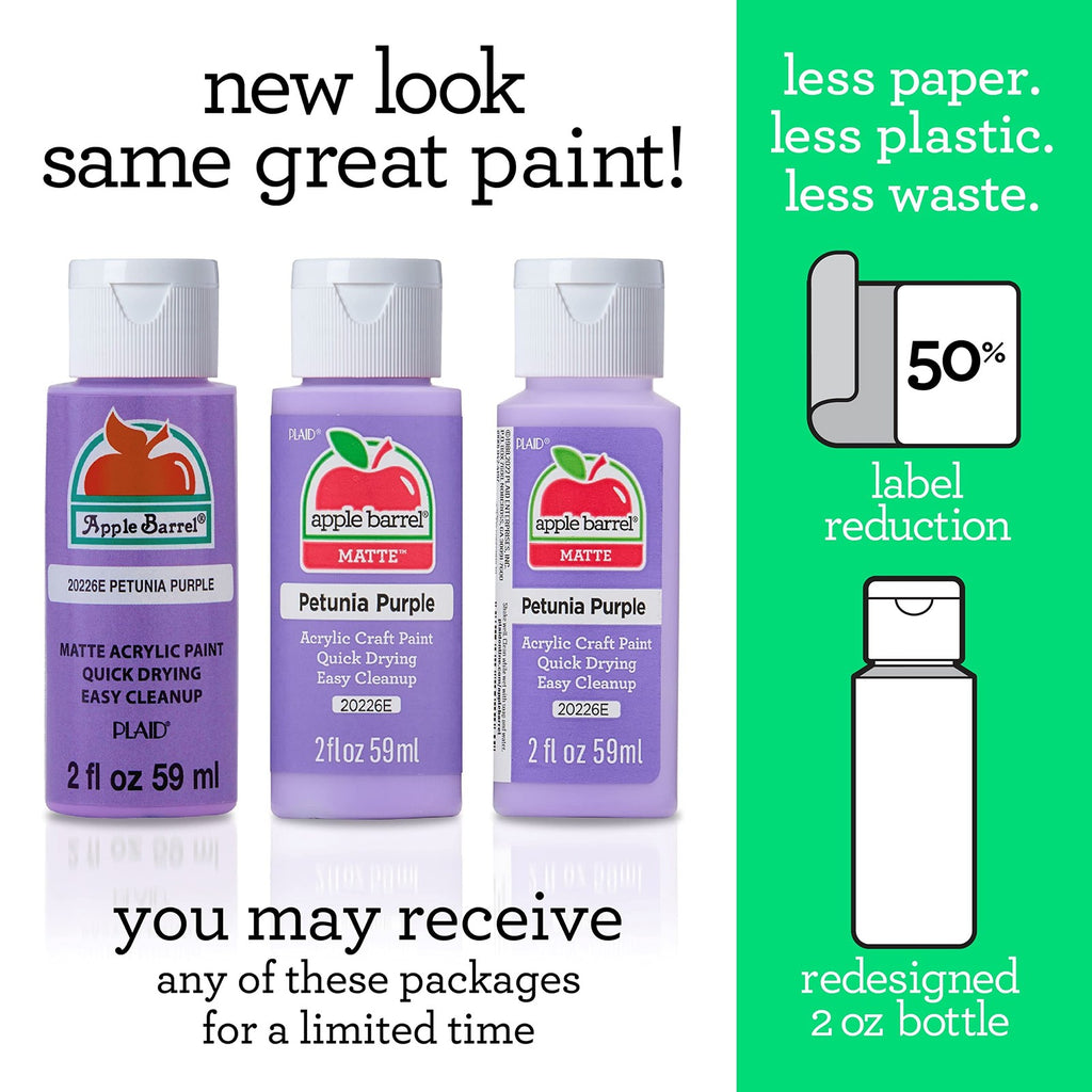 Apple Barrel Acrylic Paint in Assorted Colors (2 oz), 20771, Too Blue