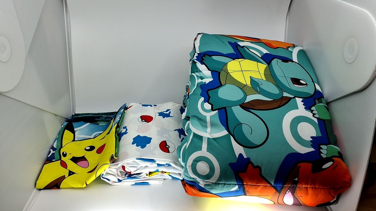 Northwest Pokemon Full Bed Set, Anime Comforter & Sheets, First Starters