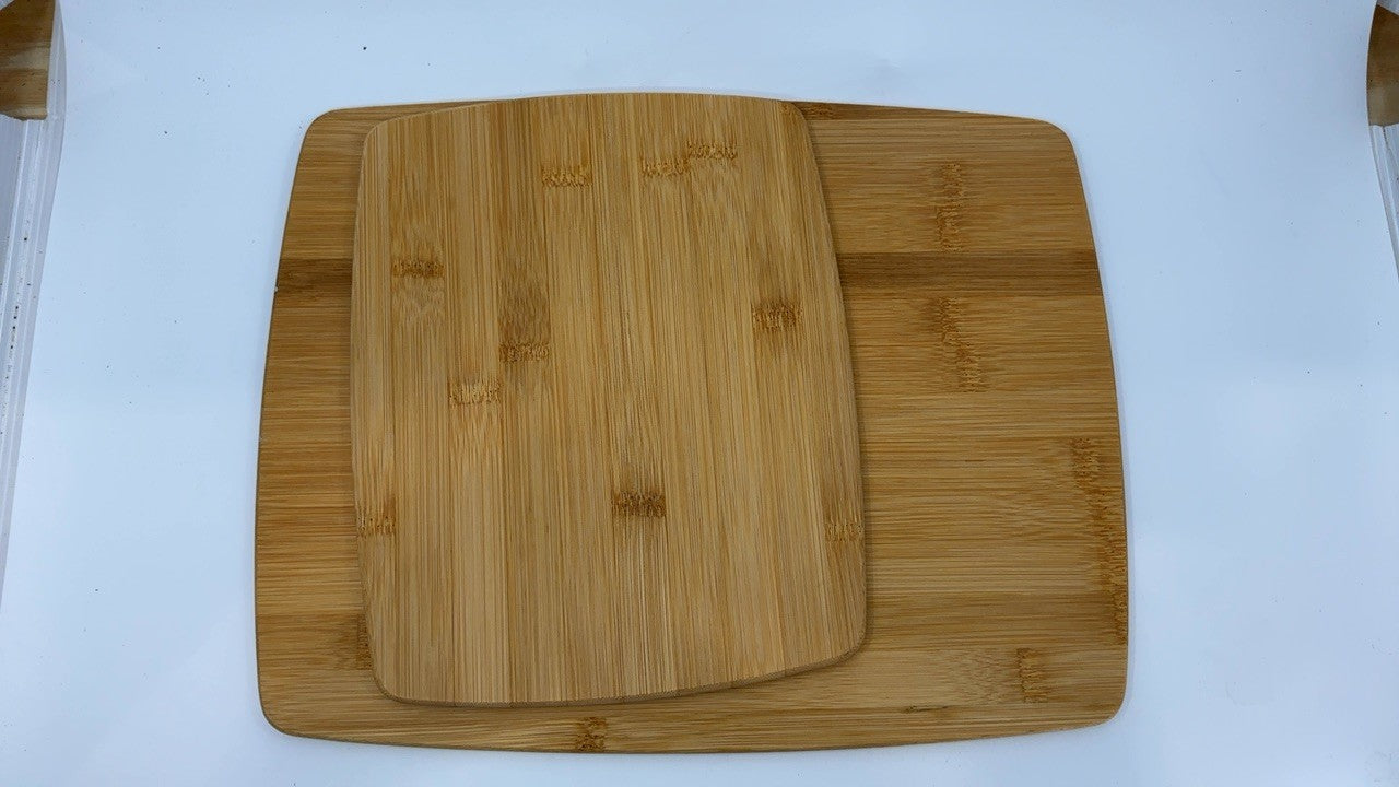 4-Piece Bamboo Cutting Board Set w/ Reversible Charcuterie Boards