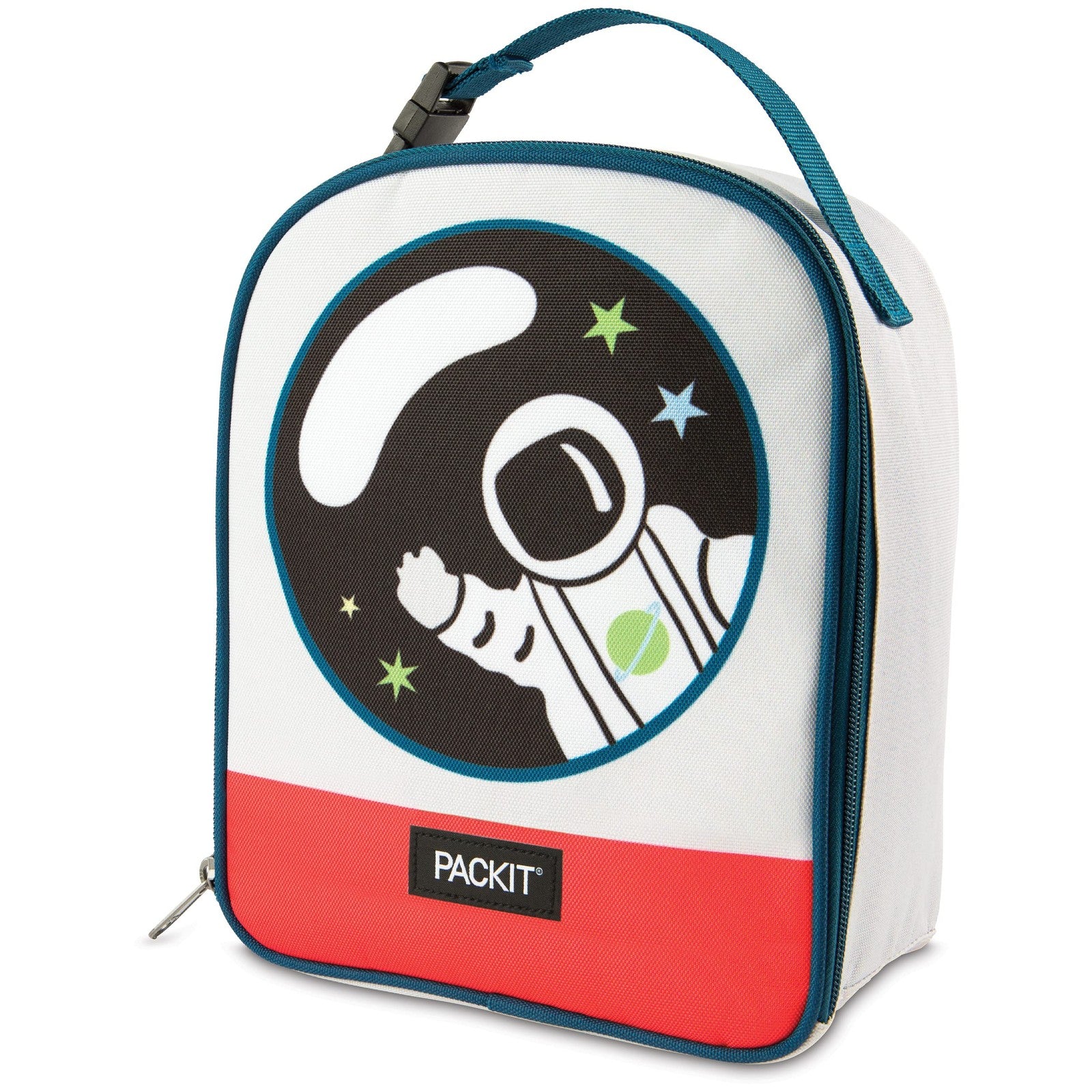 Spaceman Freezable Lunch Box by PackIt, EcoFreeze, Zip Closure, Collapsible