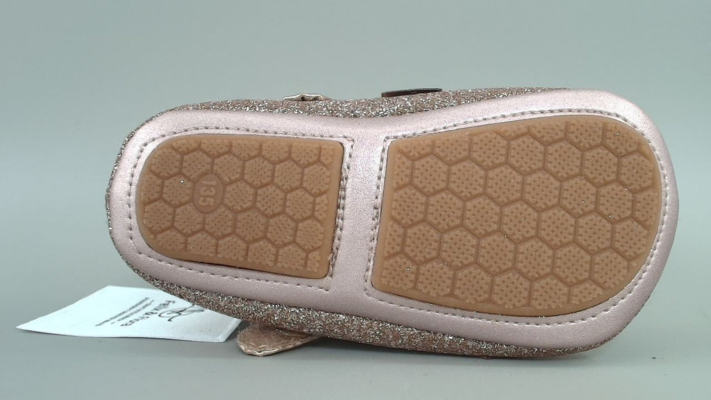 Felix & Flora Soft Sole Leather Baby Shoes - (Light Pink,12-18 Months Infant)