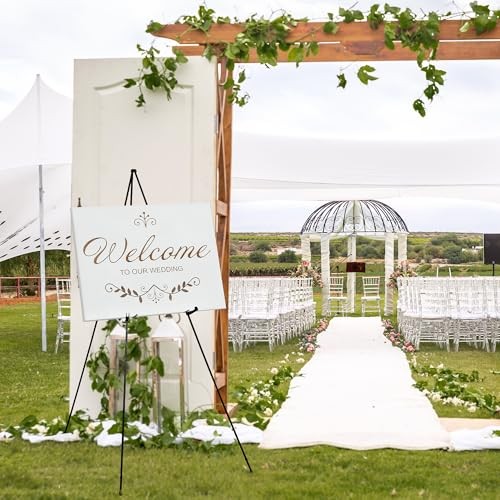 Adjustable Tripod Easel, Lightweight, Black, Perfect for Posters & Signage