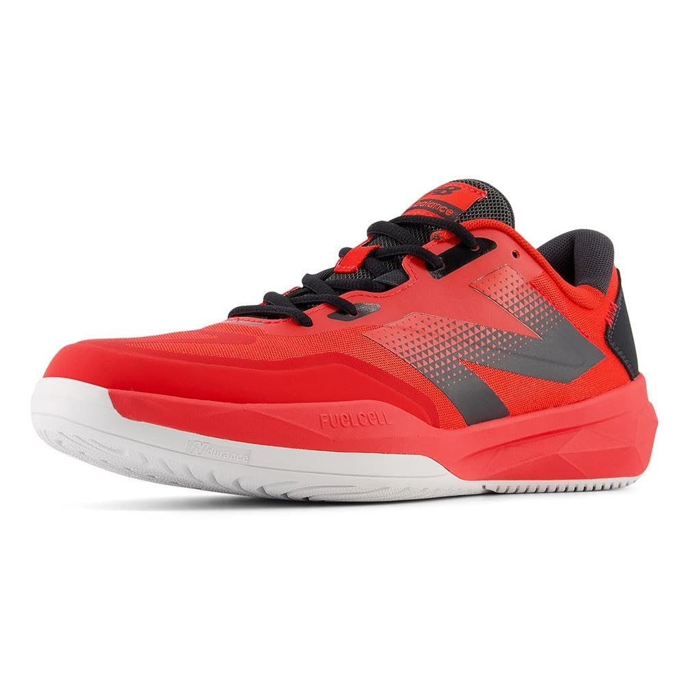 New Balance Men's FuelCell 796 V4 Hard Court Tennis Shoe, Team Red/Phantom, 11M