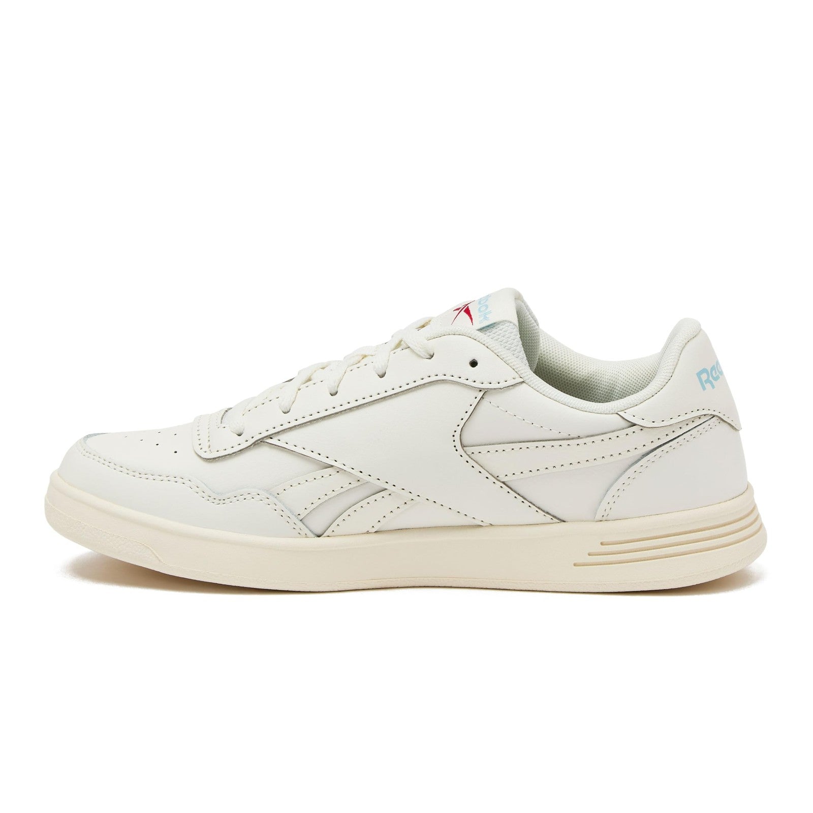 Reebok Court Advance Womens Sneakers Size 8 White Chalk/Blue Pearl/Red