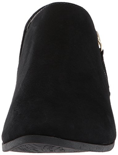 Dr. Scholl's Shoes Women's Brief Ankle Boot, Black Microfiber Suede, 10 W US