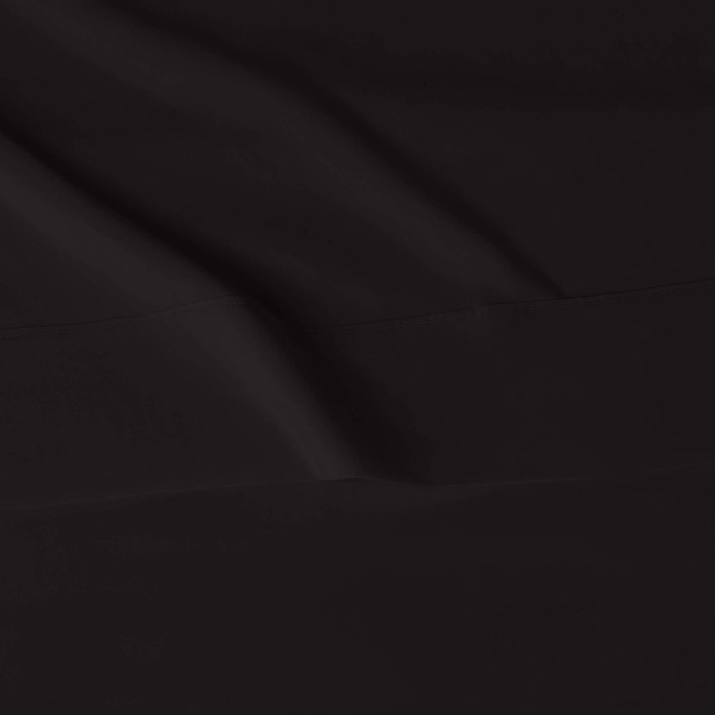 Lightweight Microfiber Sheet Set, Twin XL, 3-Piece, Deep Pockets, Black