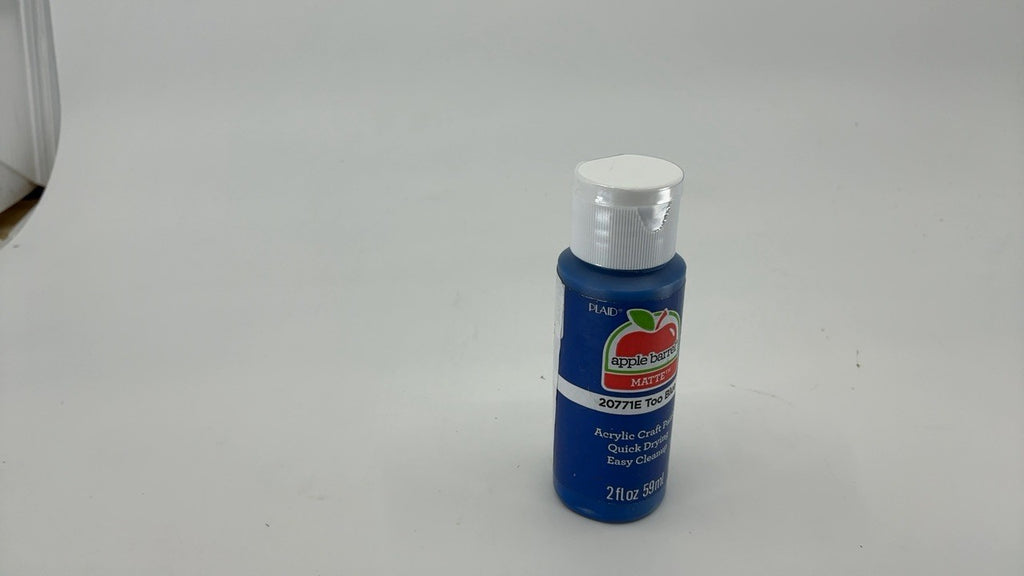 Apple Barrel Acrylic Paint in Assorted Colors (2 oz), 20771, Too Blue
