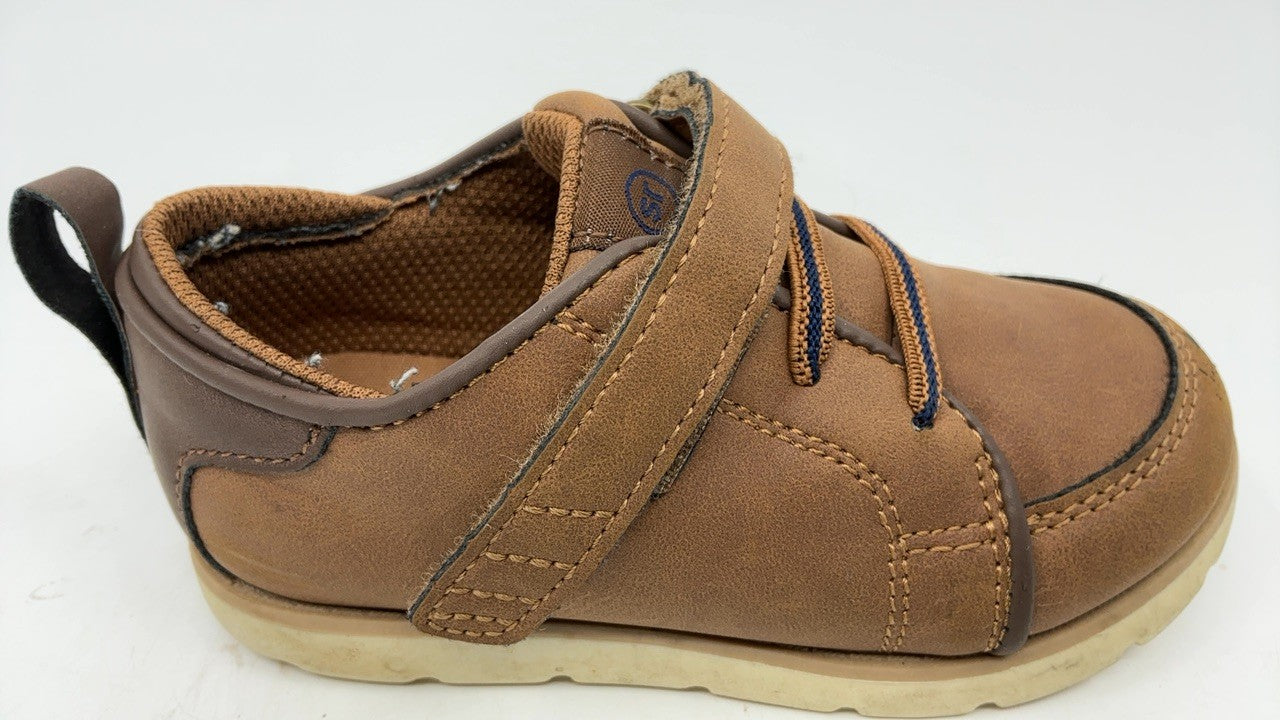Stride Rite 360 Boys Ethan Dress Shoe, Tan, 8 Toddler