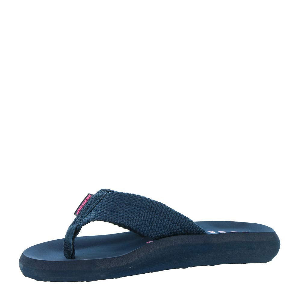 Rocket Dog Women's Sunset Webbing Flip-Flop, Navy, 8