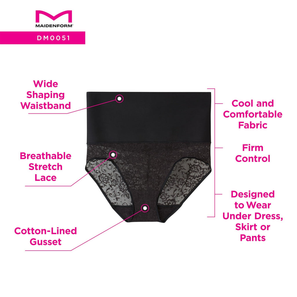 Maidenform Shapewear Briefs 3X-Large Firm Control Tummy Shaper