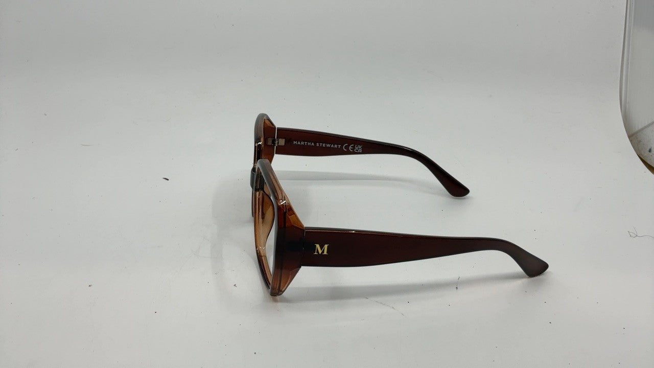 MS123 Brown UV400 Protective Square Sunglasses for Women
