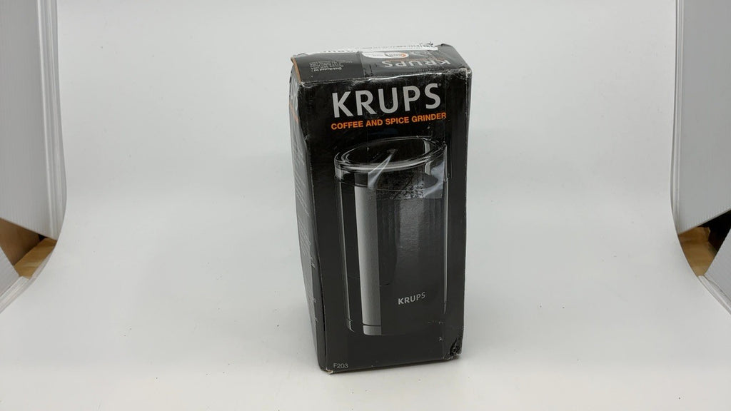 KRUPS Precision Coffee Grinder, 3 Oz, Stainless Steel Blades, Black