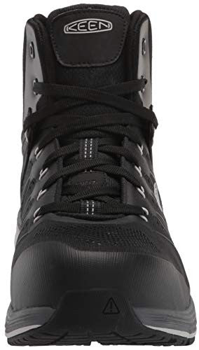 KEEN Utility Men's Vista Energy Mid Height Composite Toe Shoes, Vapor/Black,7.5W