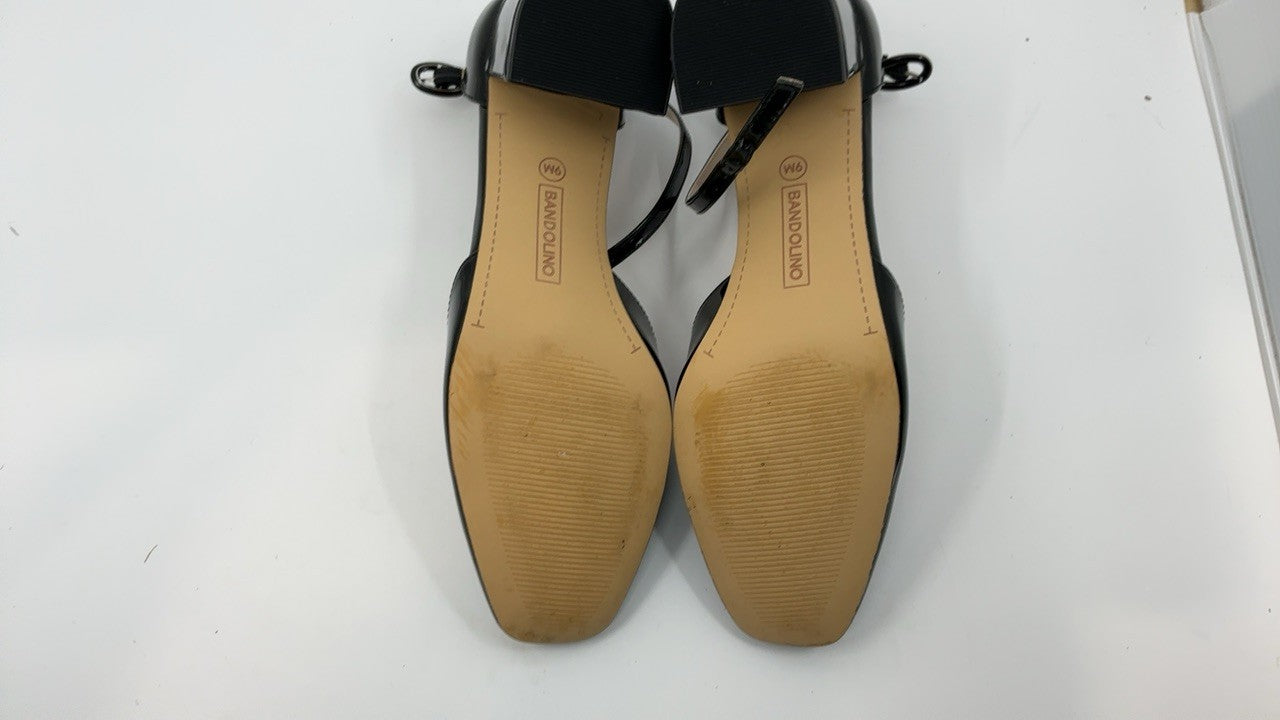 Bandolino Women's Letsadd Pump, Black Patent, 9