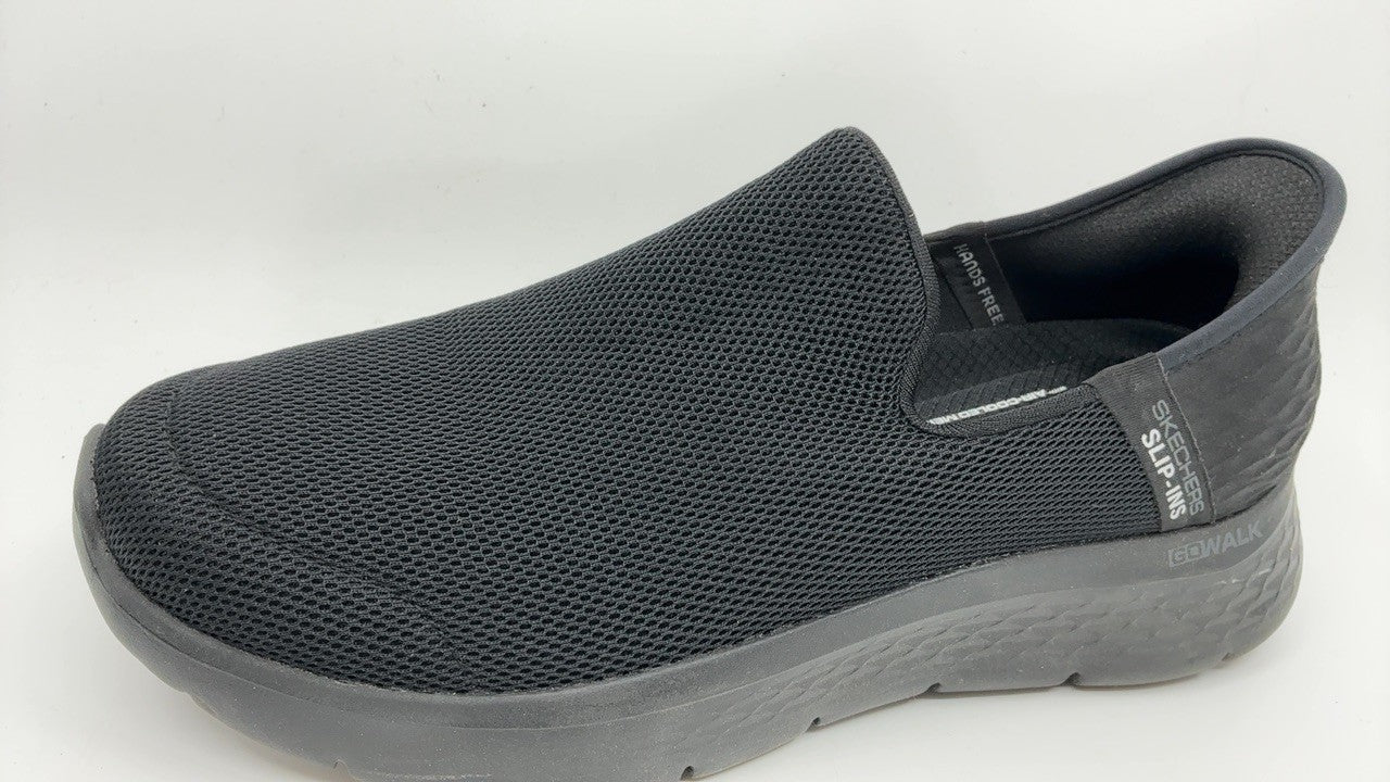 Skechers Men's Go Walk Flex No Hands Hands Free Slip-Ins Sneaker, Black, 7