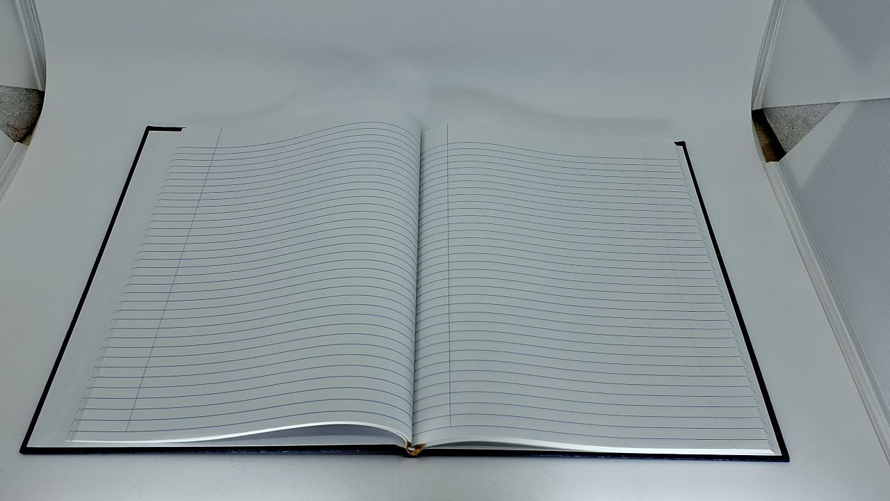 Blueline Executive Journal, Blue Lizard Hard Cover, 150 Pages, 10.75x8.5