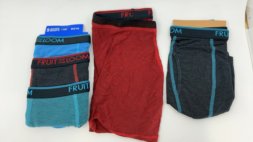 Fruit of the Loom Boys' Boxer Briefs, Large, 5 Pack, Assorted Colors