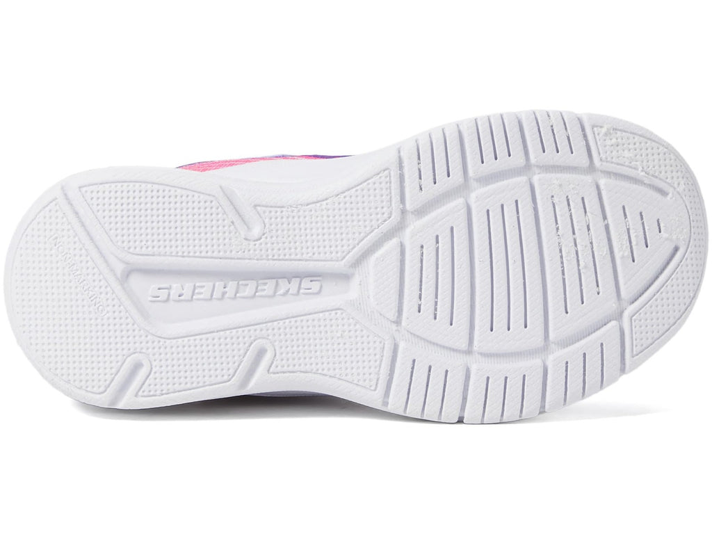SKECHERS Kids Girls Microspec Advance Sneaker, Lavender/Neon Pink, 3 Little Kid