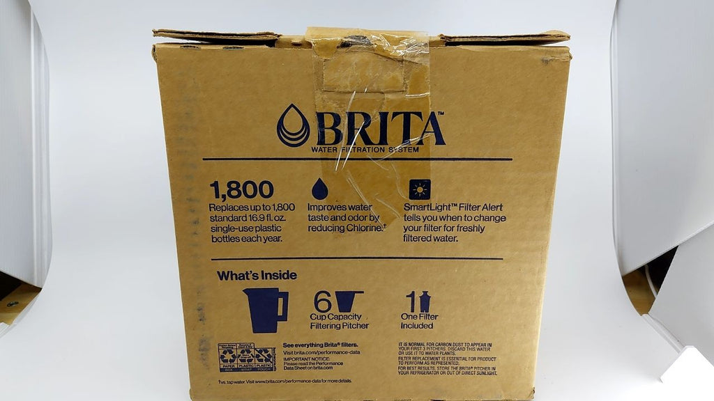 Brita 6-Cup Water Filter Pitcher, BPA Free, Standard Filter Included